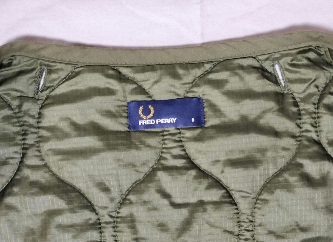 FRED PERRY フレッドペリー ライナー付きモッズコート ファーフード8