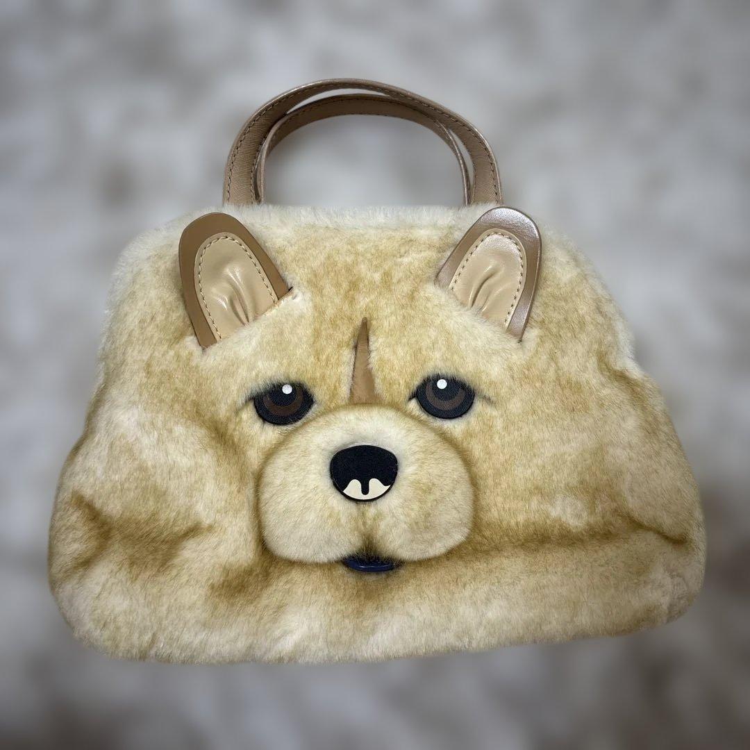 Kate spade 犬顔ハンドバッグ