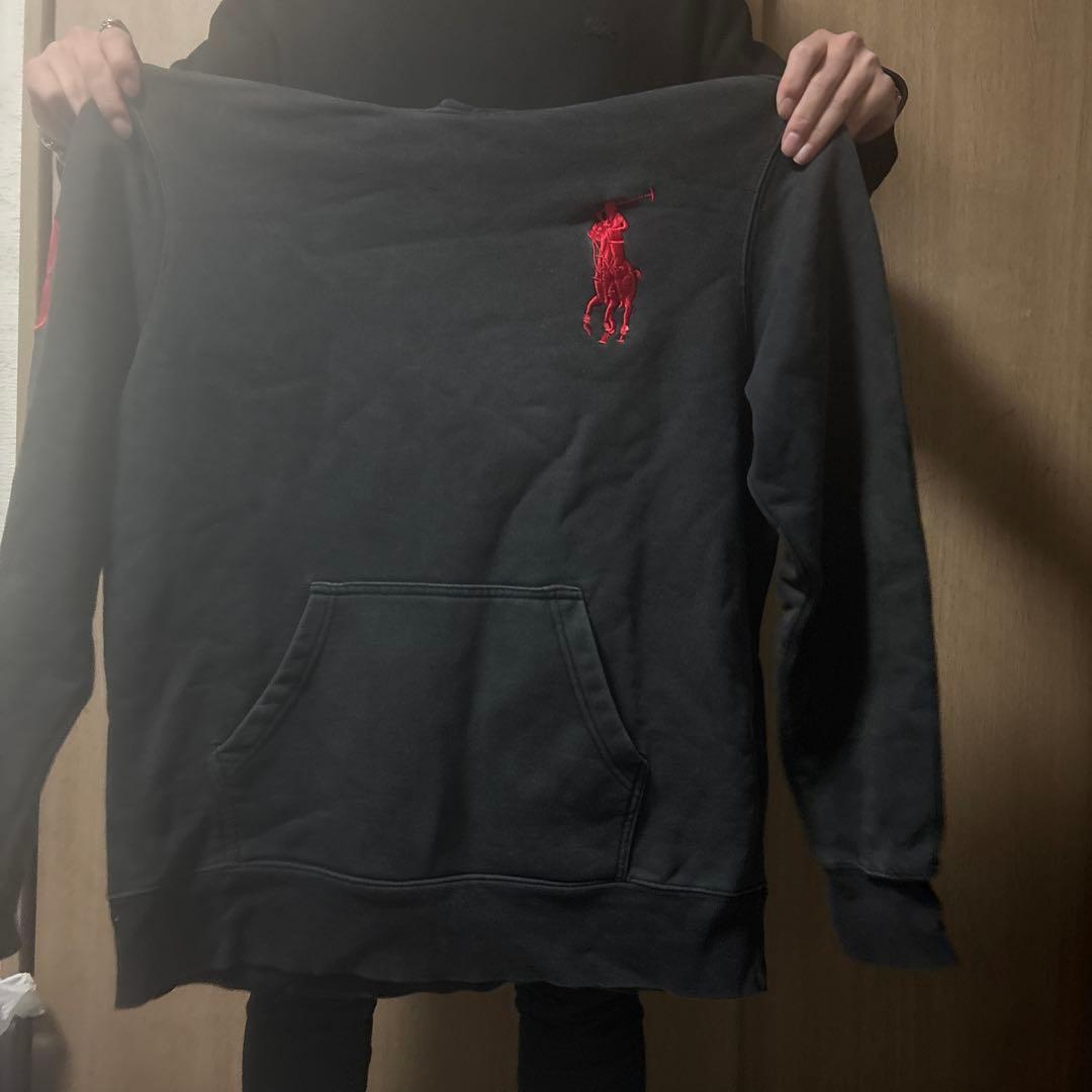 Ralph Lauren ダークグレー パーカー