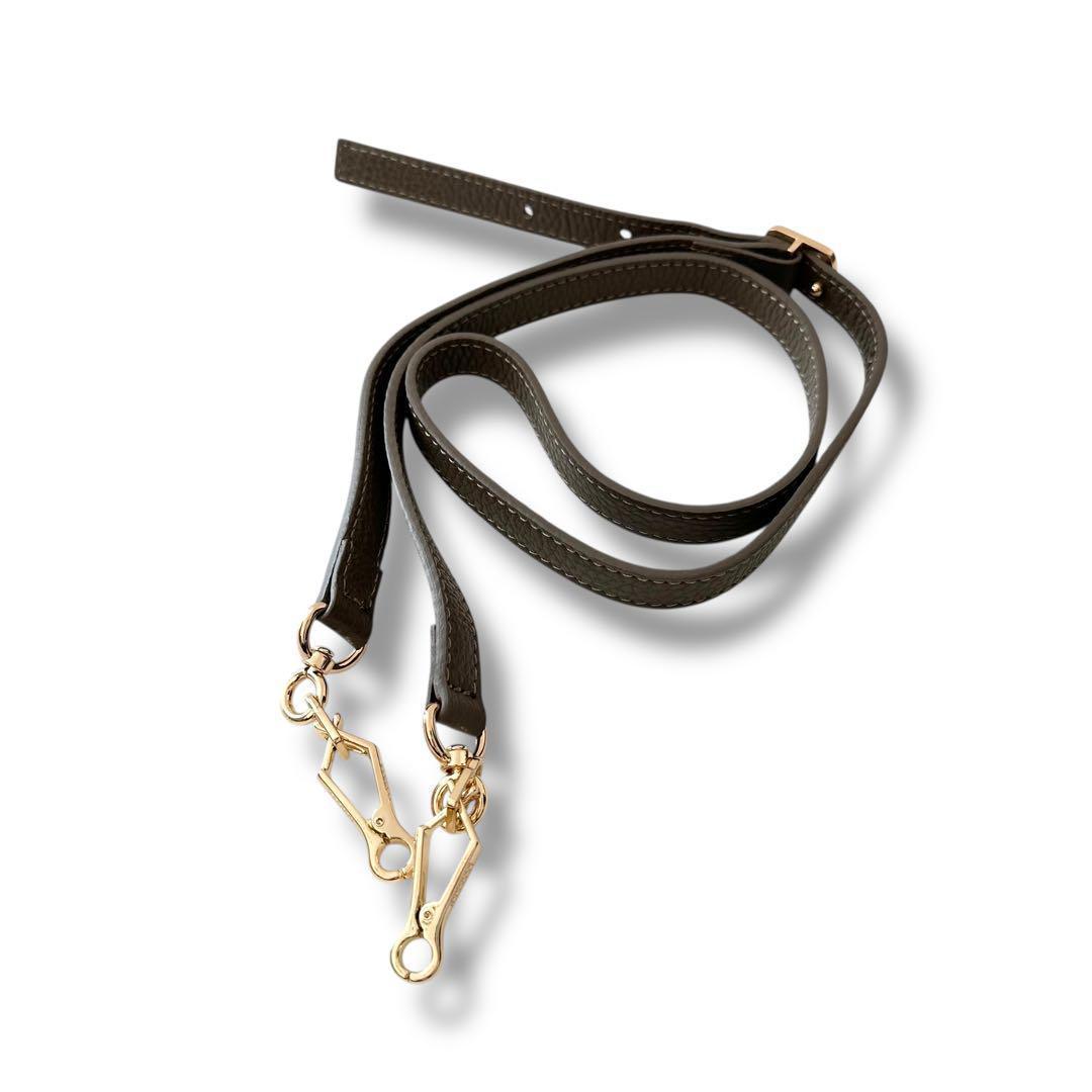 未使用級 クリスチャンヴィラ ボストン 2way バッグ シボ革 牛革 トープ