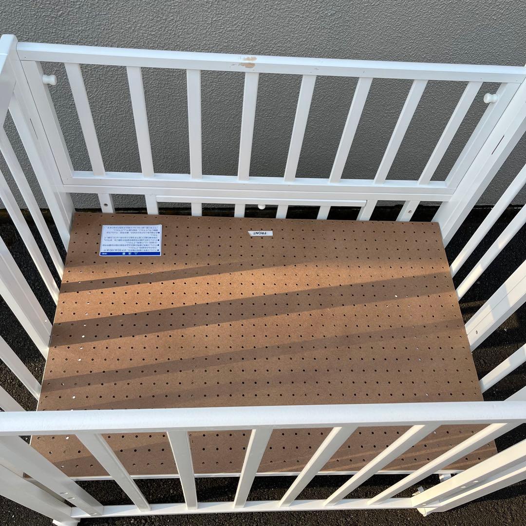 【美品・送料込み】 カトージ 折りたたみ式 ミニ ベビーベッド KATOJI