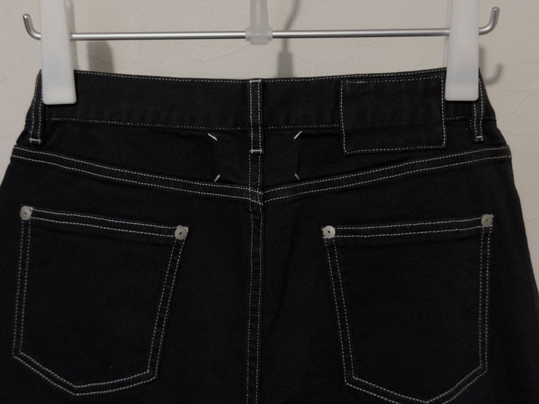 メゾンマルジェラ　ブラックデニム 30