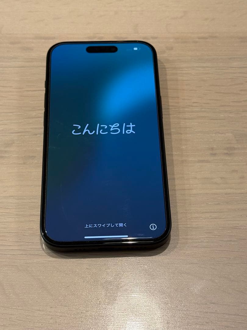 iPhone15 ブラック 128GB SIMフリー BT90% クリアケース付