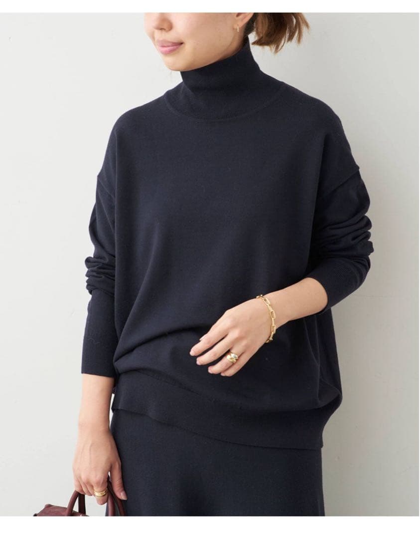 新品】Deuxieme Classe WONDER タートルネックプルオーバー