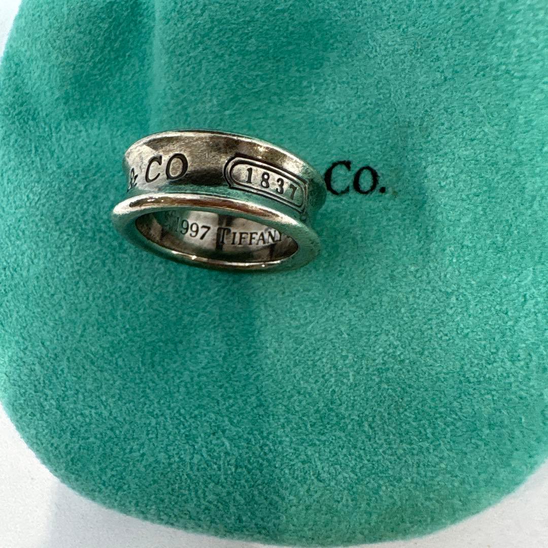 中古 TIFFANY ティファニー 1837 ナローリングシルバー925 #6