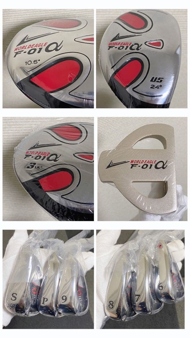 WORLD EAGLE F-01α ワールドイーグル ゴルフセット 10本
