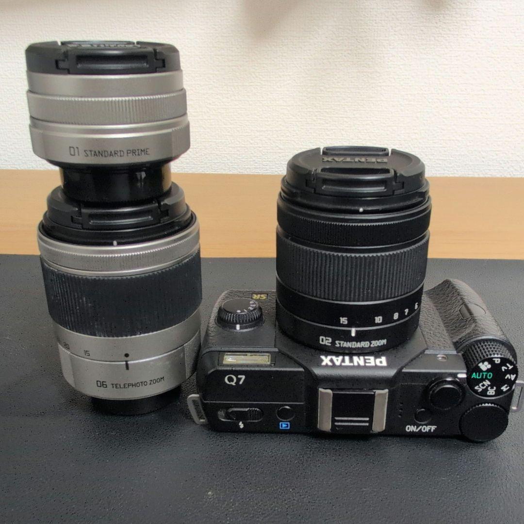 PENTAX Q7 ミラーレスカメラ レンズ2本付き