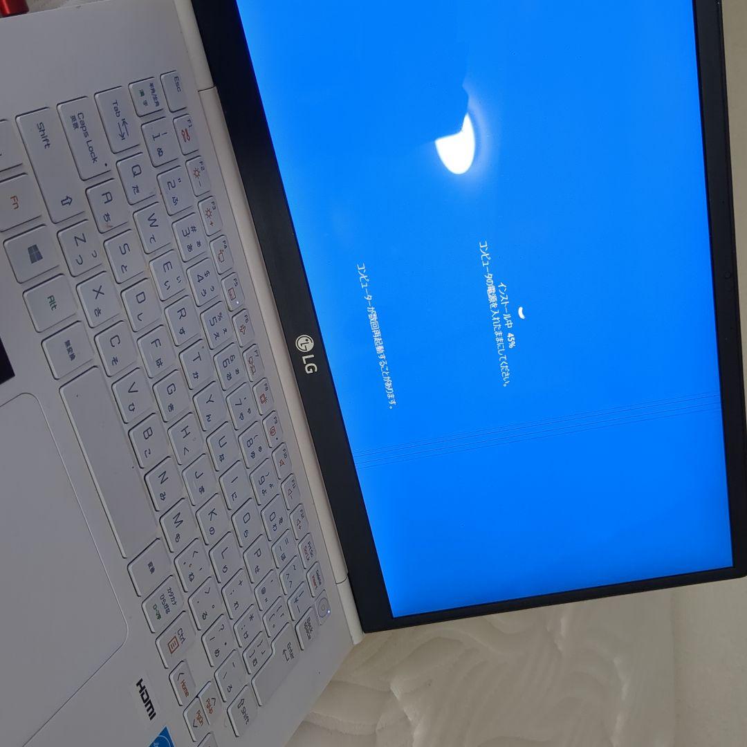 LG★gramノートパソコン★ corei3★ ホワイト ノートPC