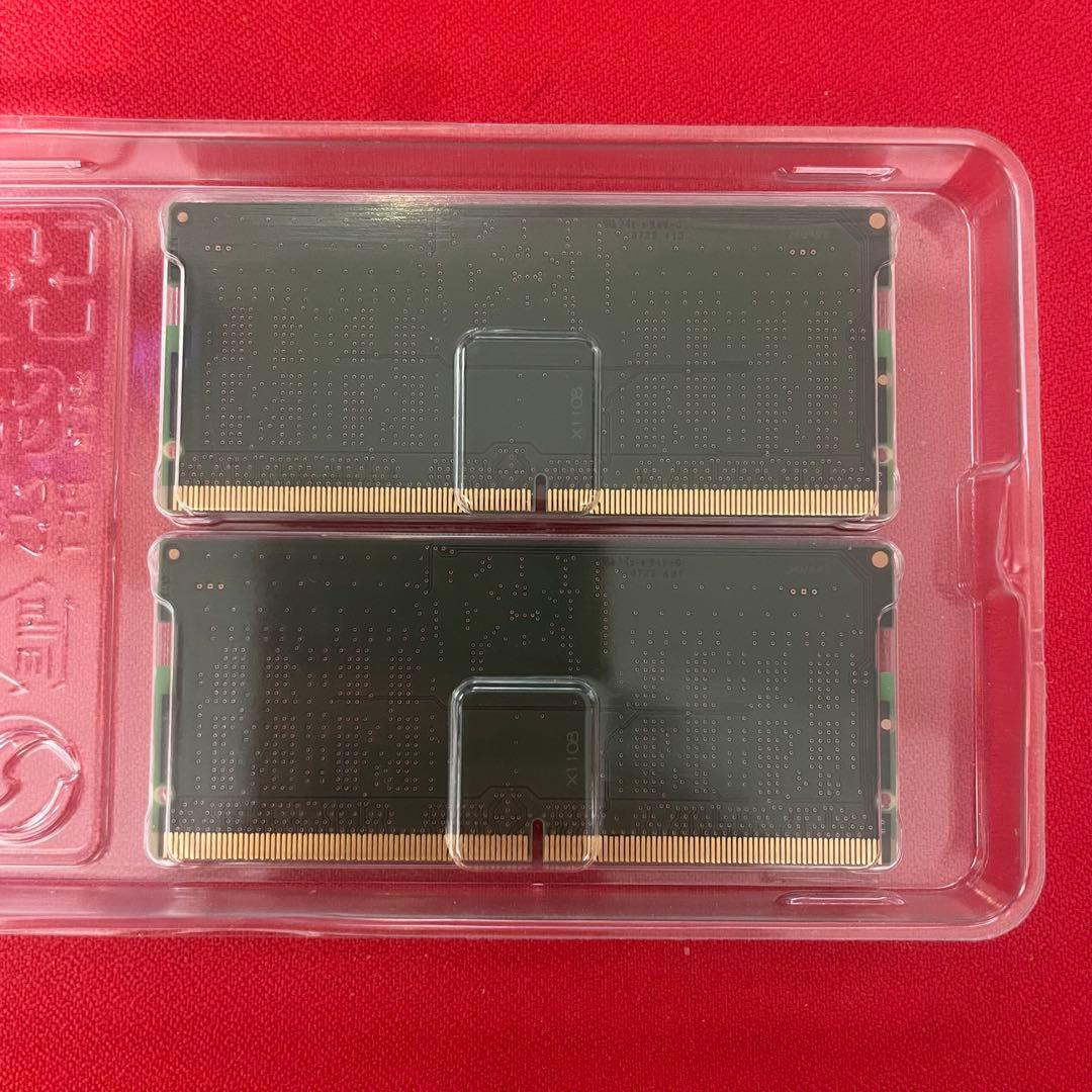 ぶ*み様 DDR5 16GB(8GB×2) ノート用 4800MHz Micro