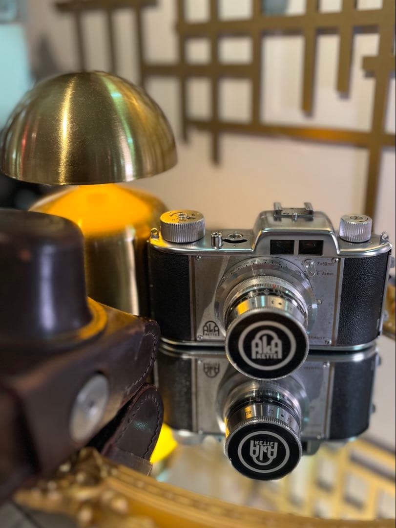 AKA RETTE ビジュ良しカメラ 画角切替 革ケース付