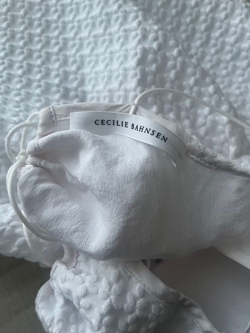 cecilie bahnsen selena top キャミ 白 UK6
