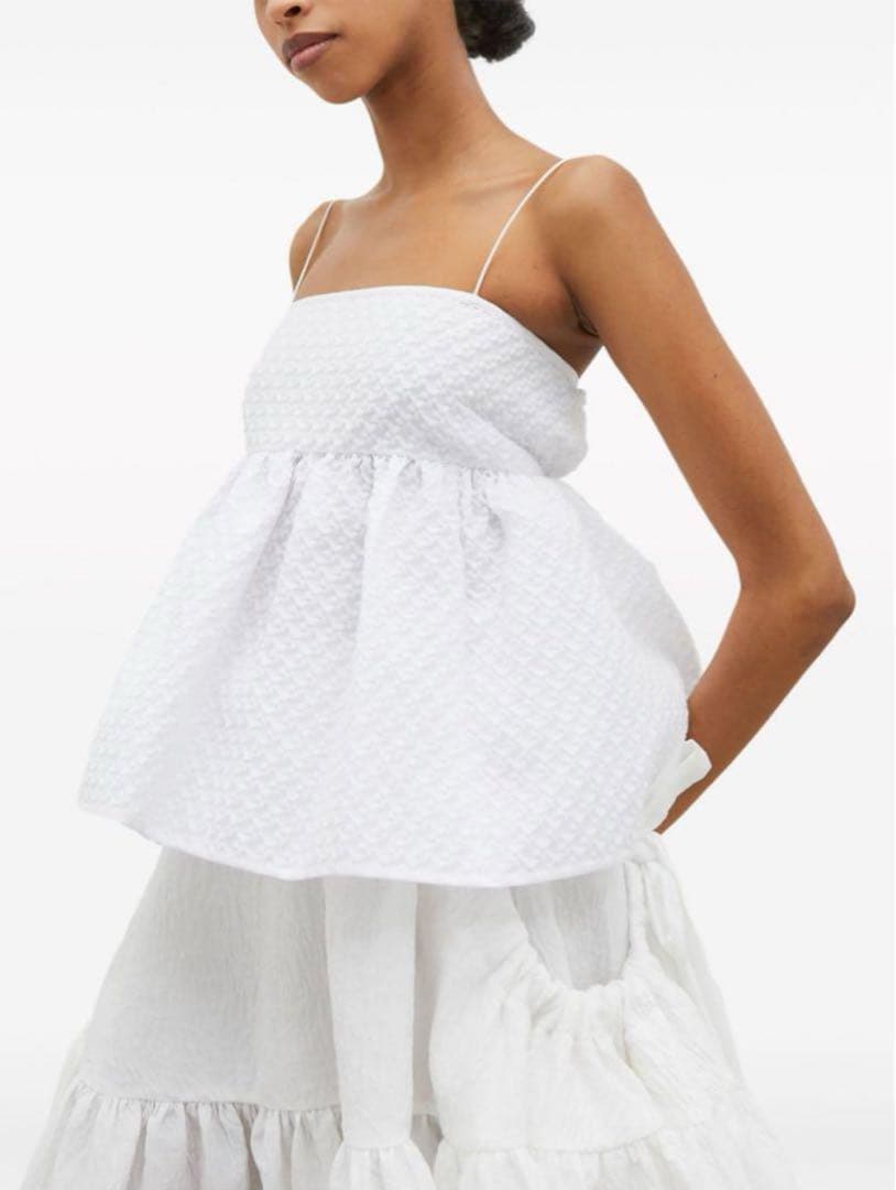 cecilie bahnsen selena top キャミ 白 UK6