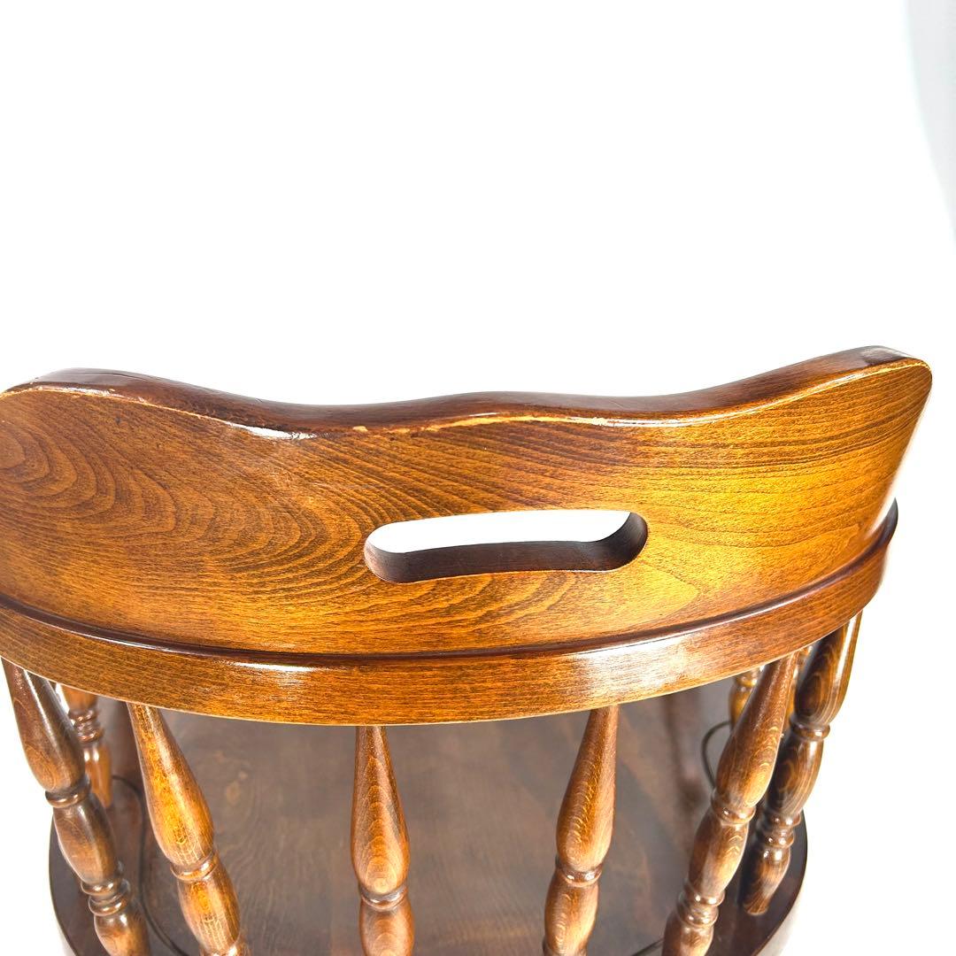 かしわ家具　ダイニングチェア　アンティーク　木製　ヴィンテージ