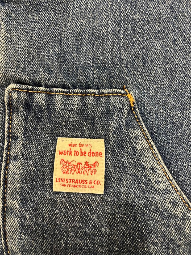 デニムダックベスト　ワークウェア　リーバイス