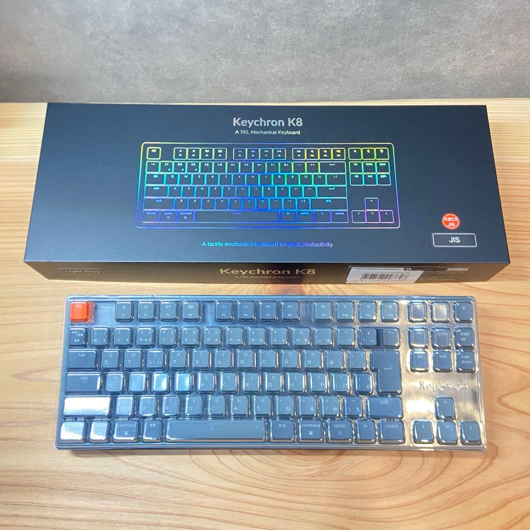 【美品】Keychron K8 赤軸 日本語配列 キーボード 本体