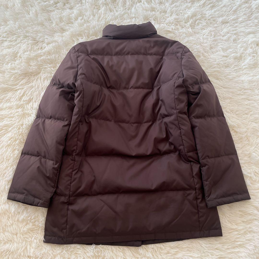 バーバリー　ダウンコート　ノバチェック　ブラウン　ダウンジャケット　茶色