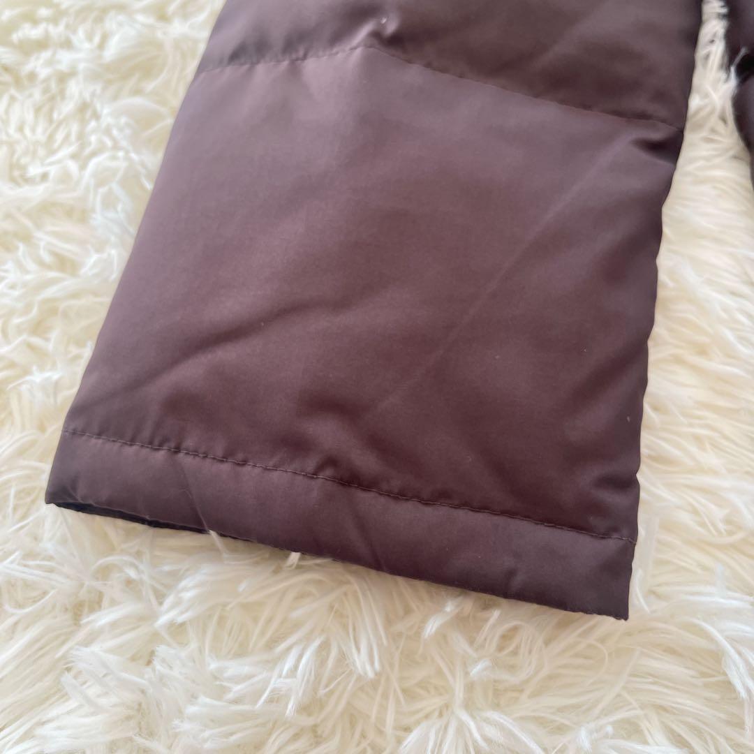 バーバリー　ダウンコート　ノバチェック　ブラウン　ダウンジャケット　茶色