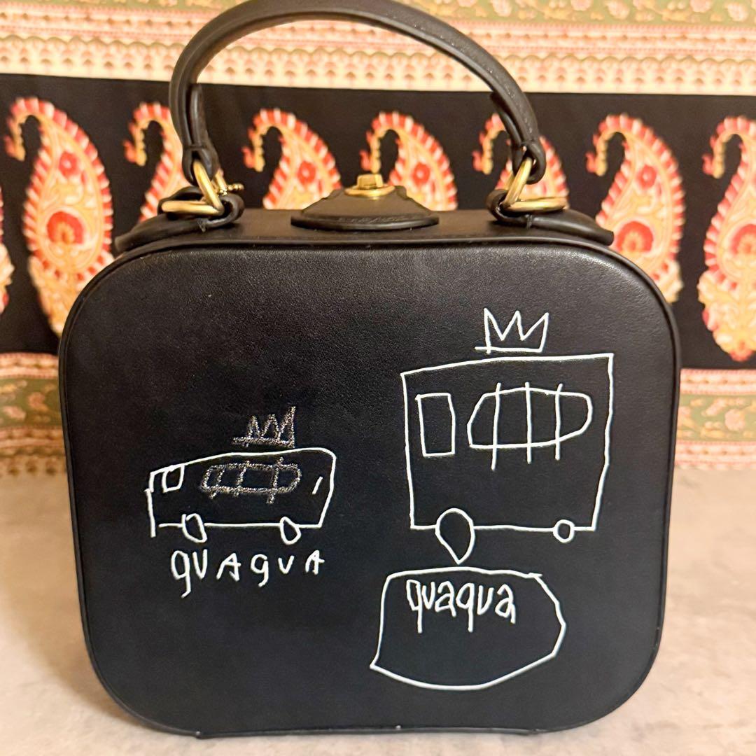 【ほぼ未使用】コーチ バスキア バナナ 2way レザー ショルダー バッグ