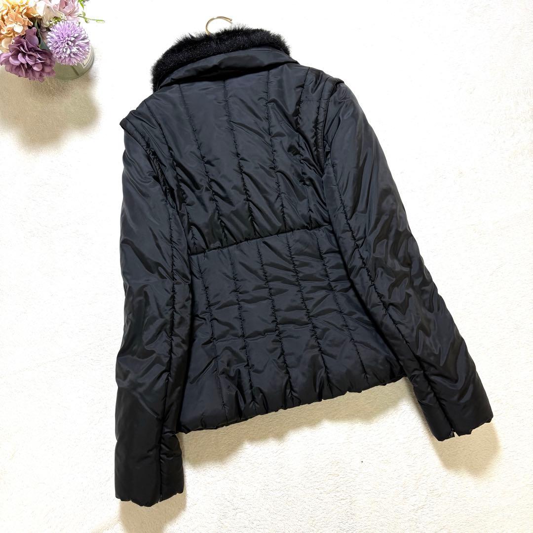 Max&Co マックスマーラ　2way 中綿ジャケット　ベスト　黒　42