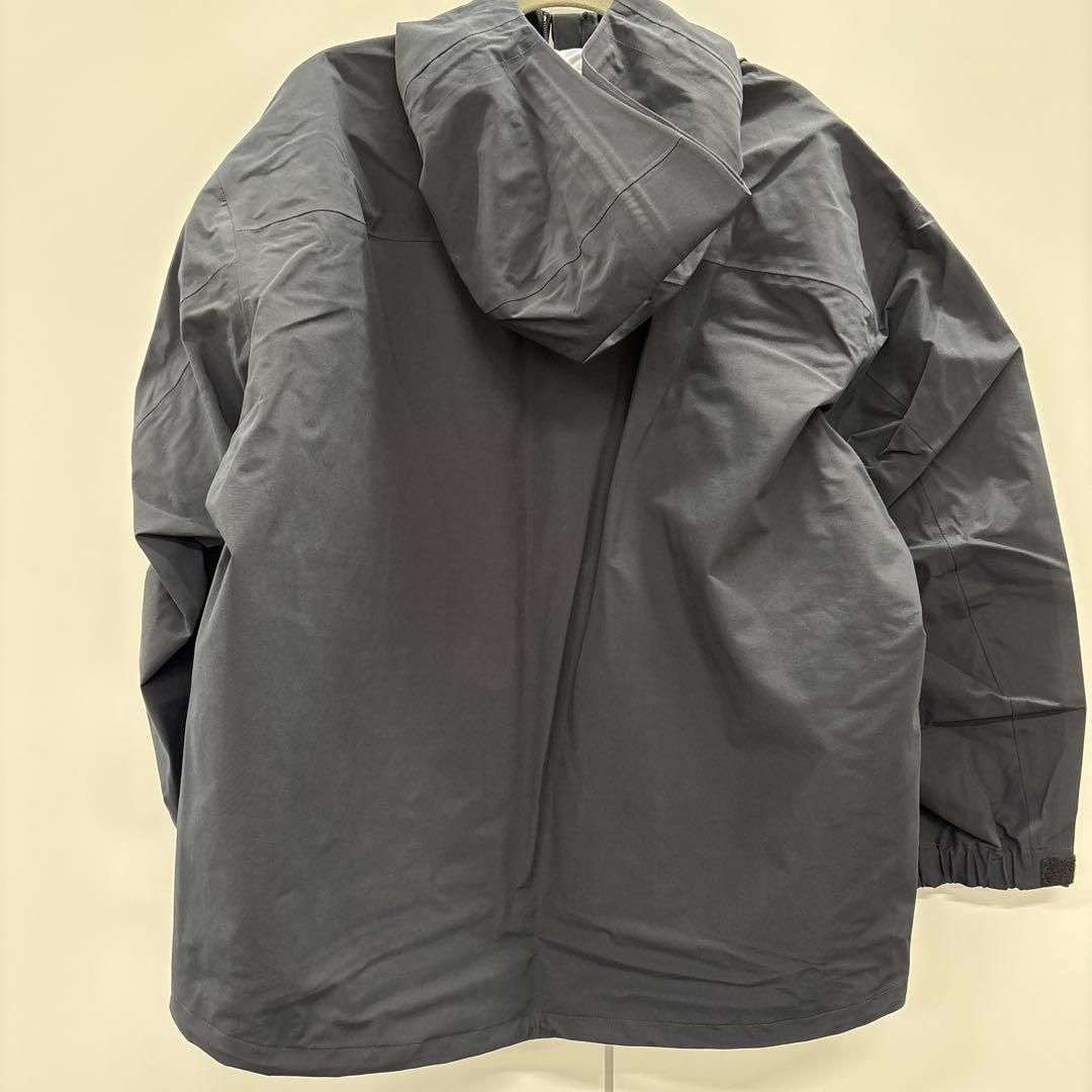 無印良品 Laboフードブルゾン XL 黒 ナイロンジャケット