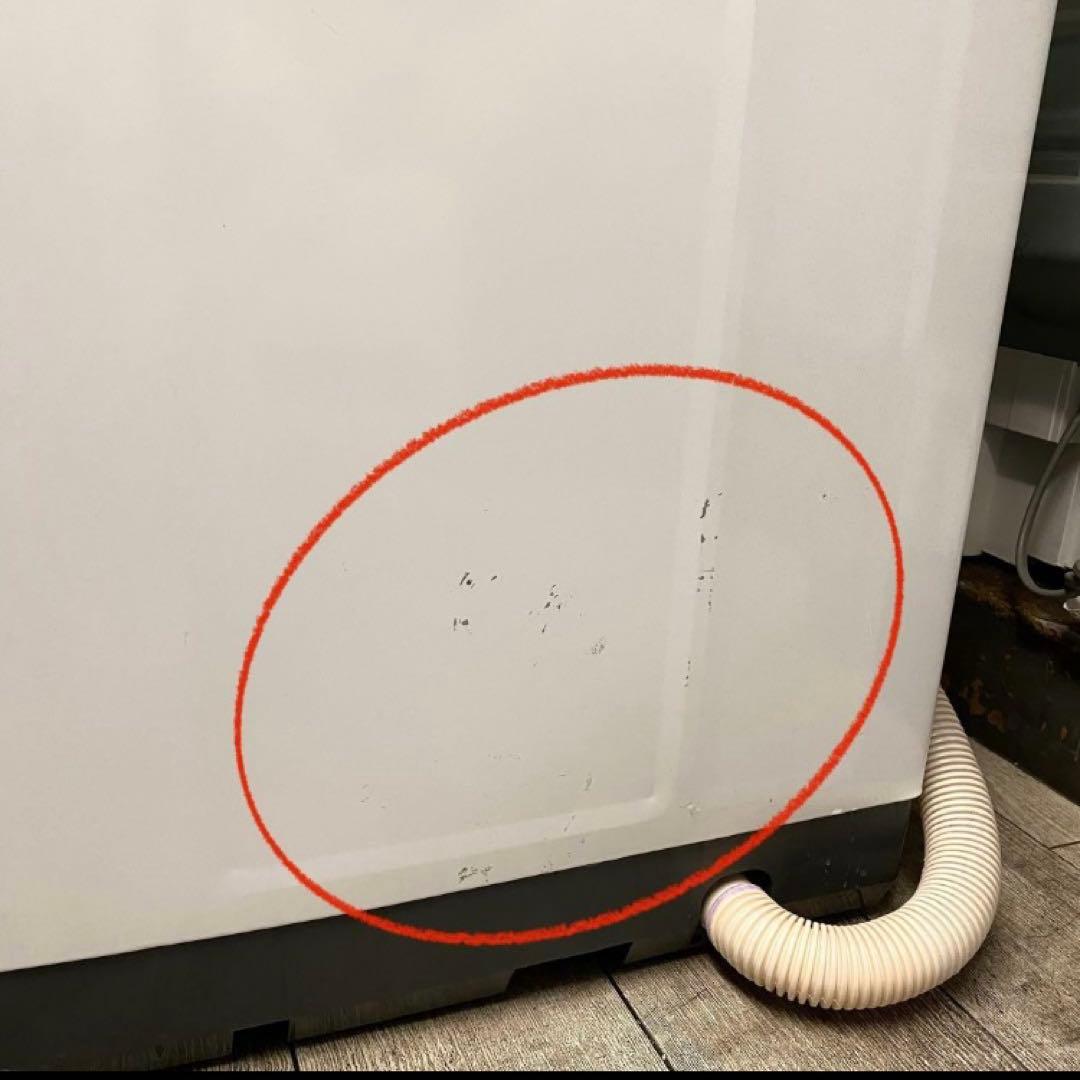 訳あり☆メルカリでも安心の日本メーカー、安くてもキチンと使える洗濯機が届きます