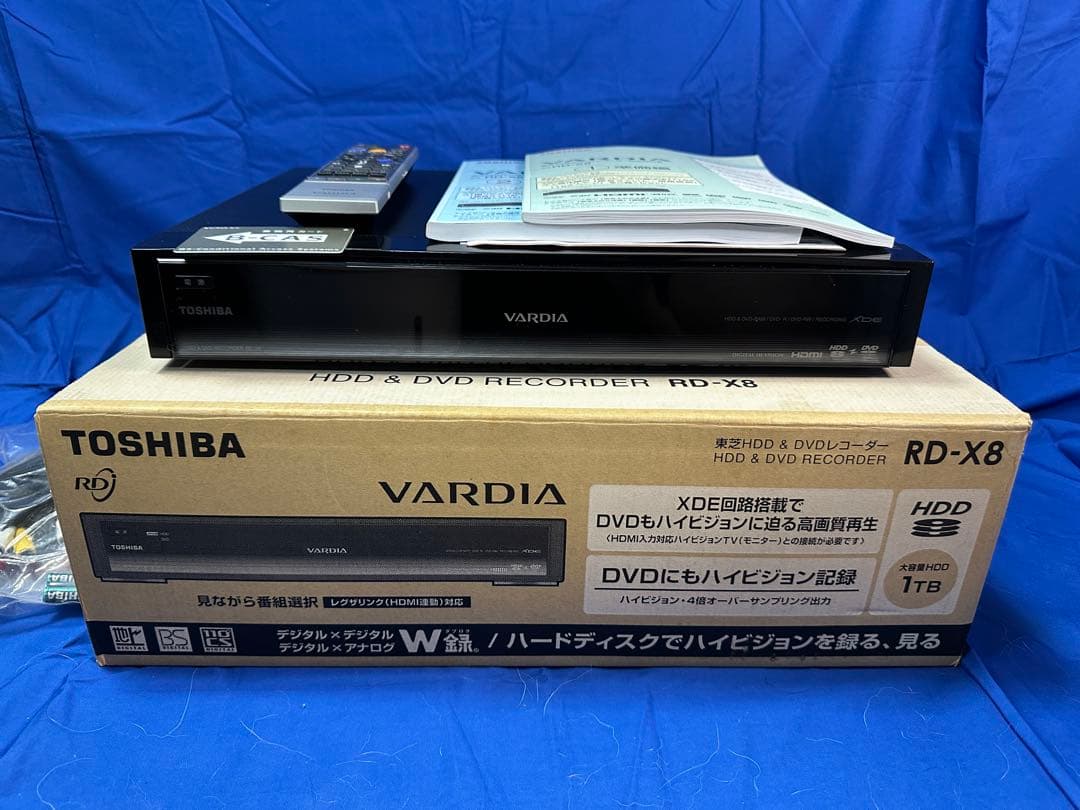 【ザジ】　東芝 DVD/HDDレコーダー RD-X8 フラッグシップ機