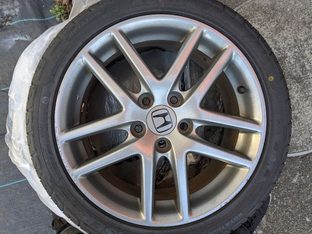 アコードユーロr cl7 純正ホイール KENDA KR20タイヤ付 4本セット