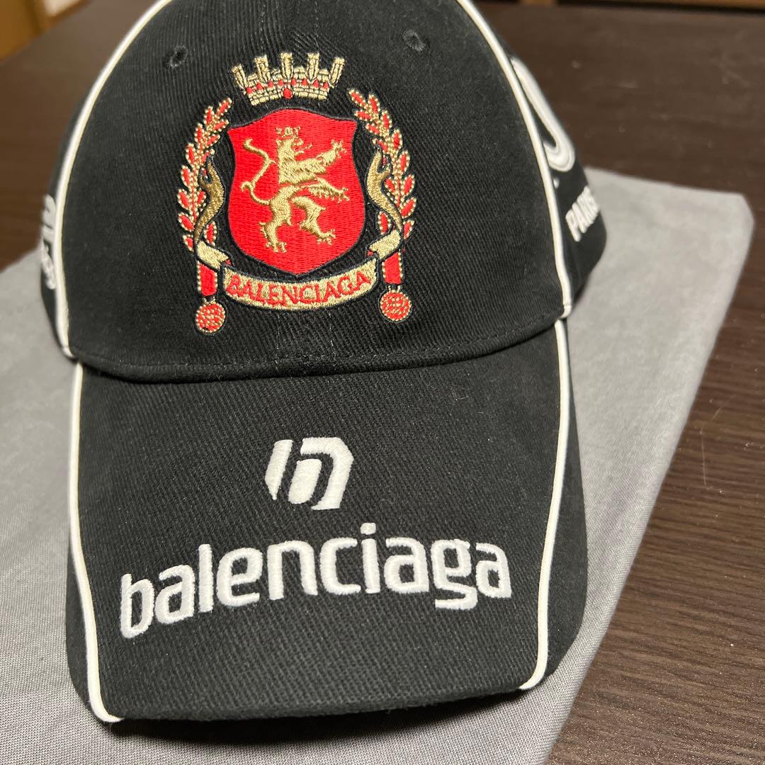 balenciaga soccer cap Lサイズ　ブラック