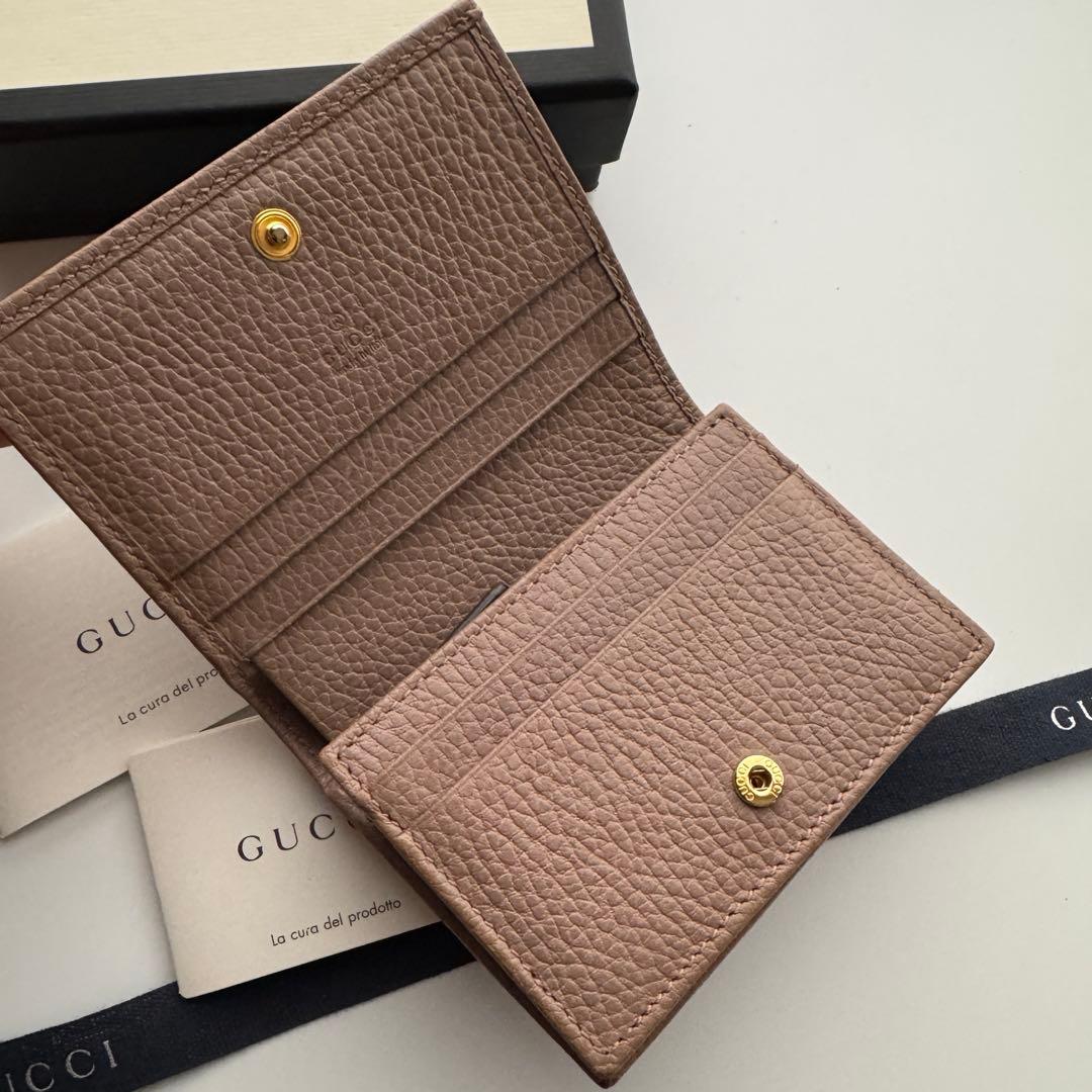 【極上美品】 259 GUCCI グッチ 2つ折り 財布 コンパクト
