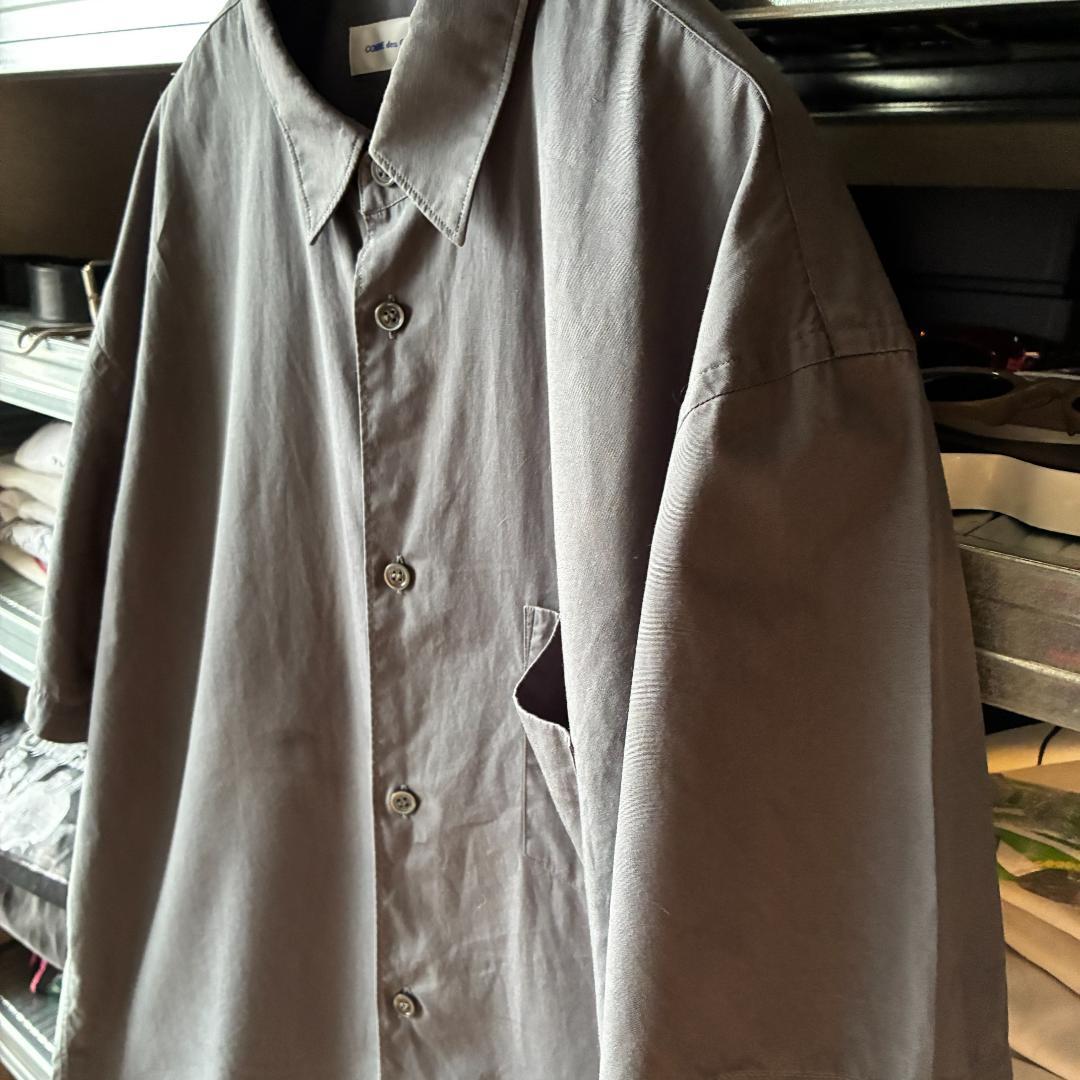 COMME des GARCONS SHIRT M グレー 半袖シャツ