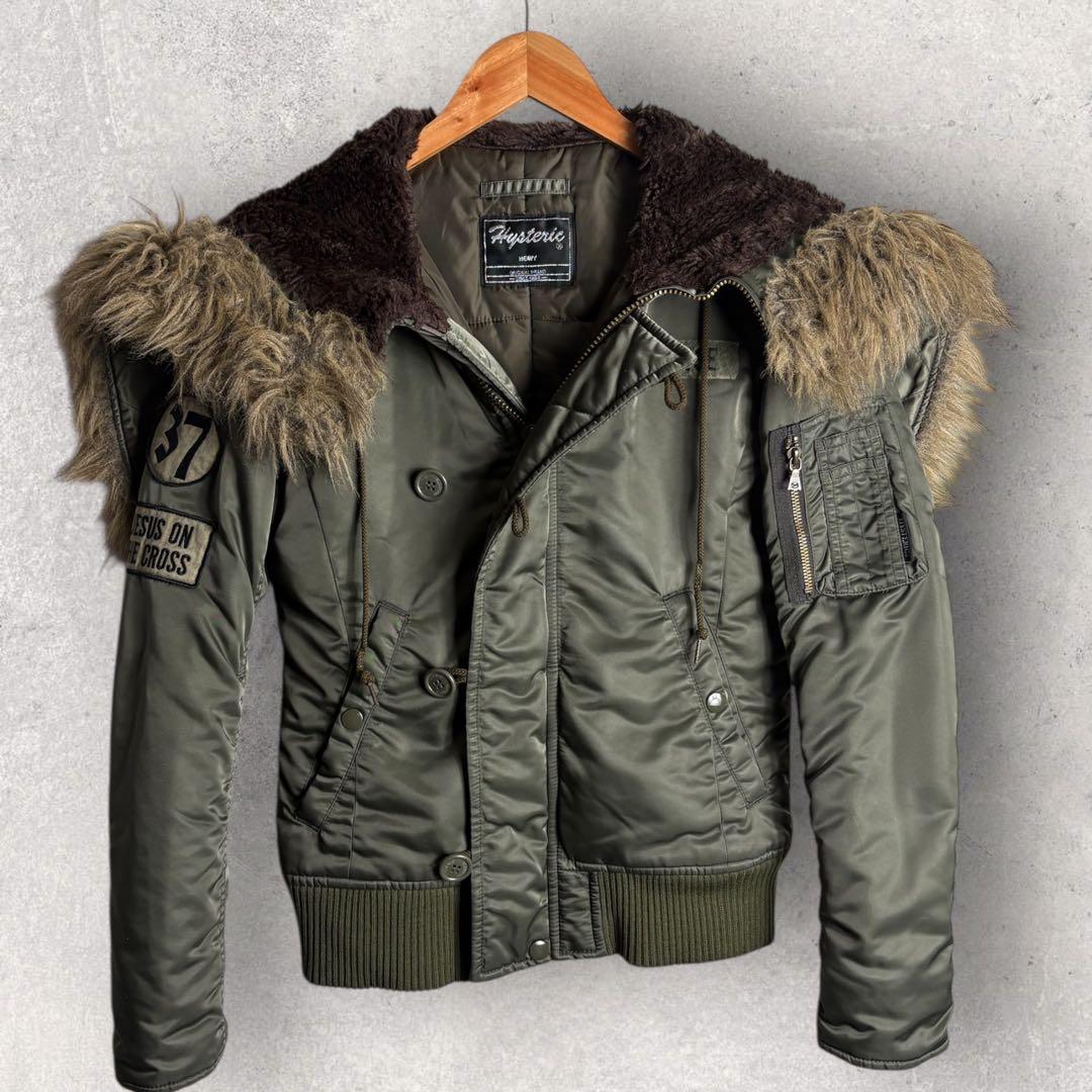 ヒステリックグラマー ミリタリージャケット N-3B