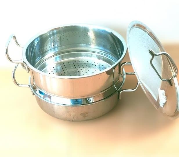ステンレス製2段蒸し器セット GEO-25M
