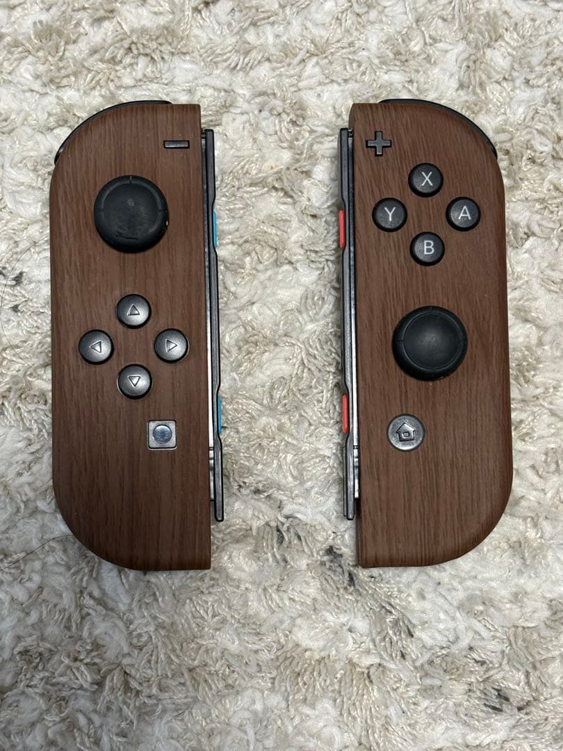 Switch 本体　バッテリー強化版　木目　128GB microSD付き