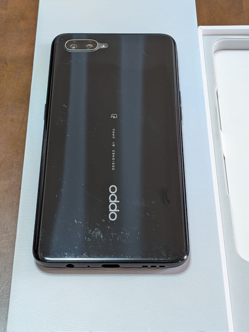 OPPO Reno A・ブラック／6GB・128GB