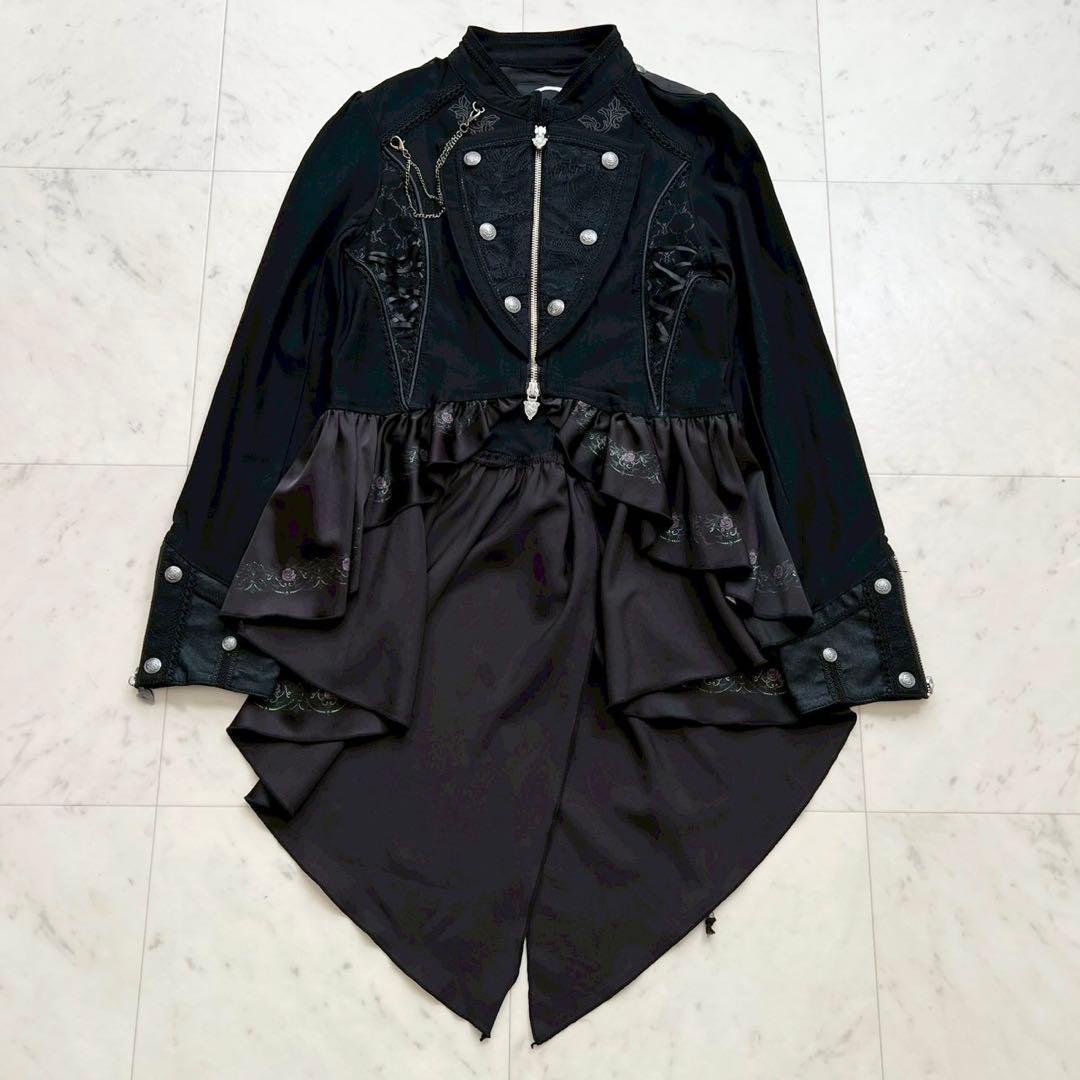 定価3万 OZZ ONESTE RoseFesta ジャケット 燕尾 刺繍 黒