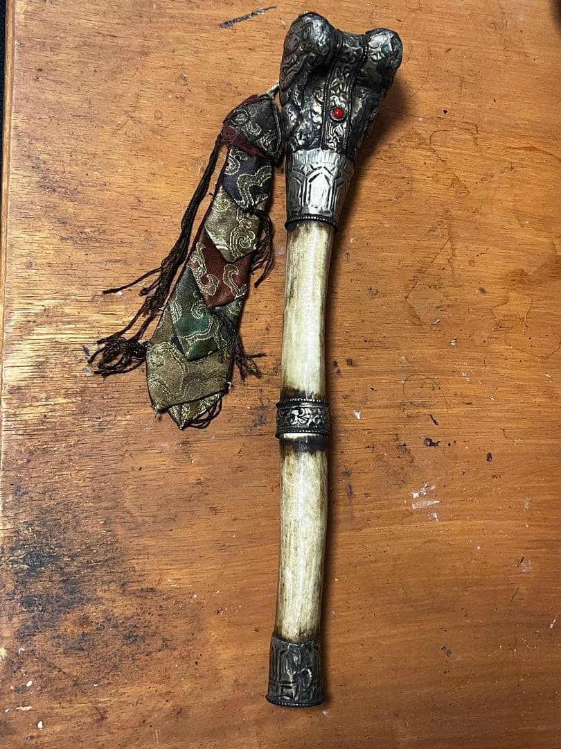 カンリン　チベット仏教　呪物　法具　骨笛　民族楽器