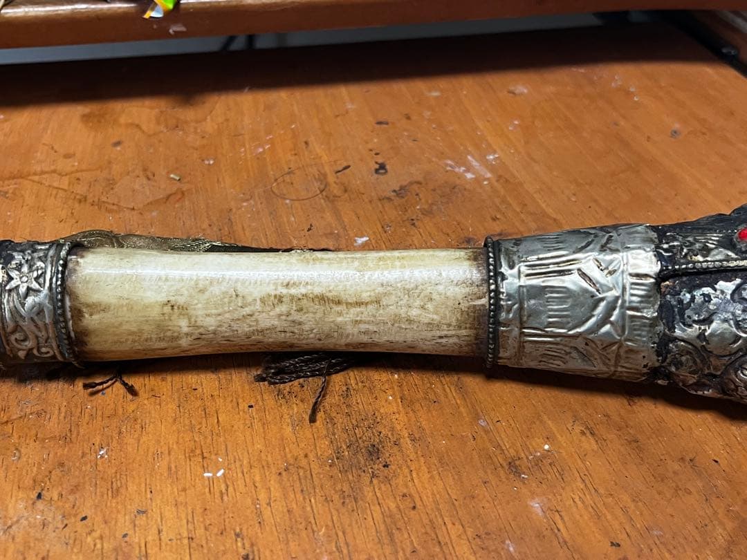 カンリン　チベット仏教　呪物　法具　骨笛　民族楽器