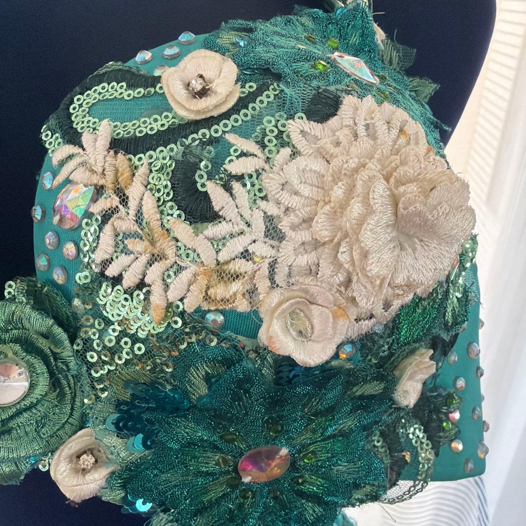 ベリーダンス衣装　 緑色