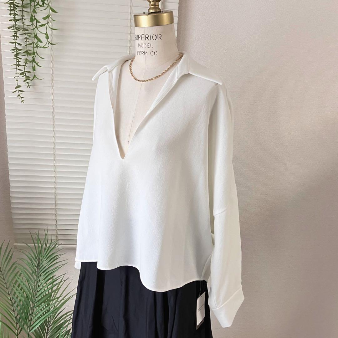 【新品】Plage ETTE SKIPPER ブラウス 白 ドルマン