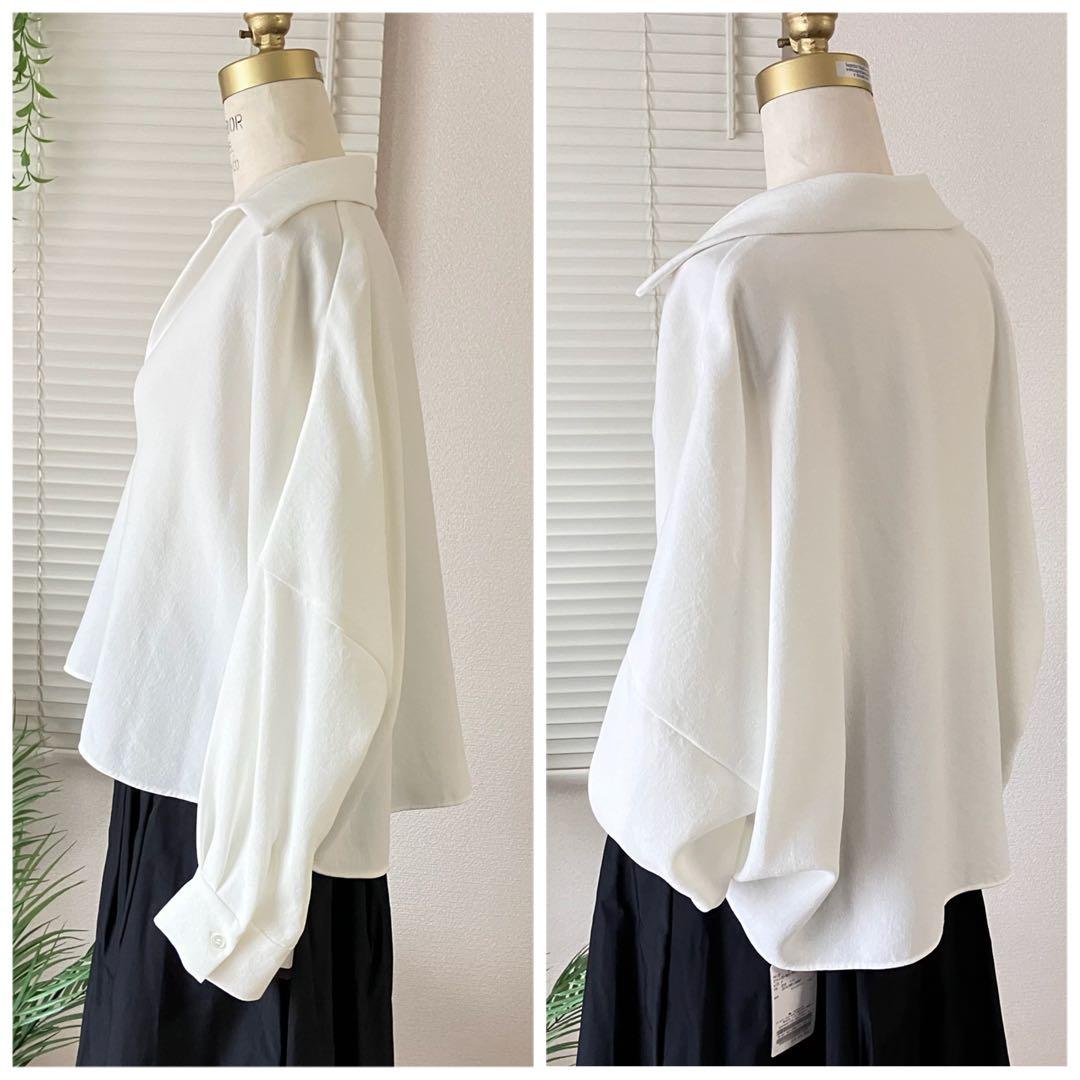 【新品】Plage ETTE SKIPPER ブラウス 白 ドルマン