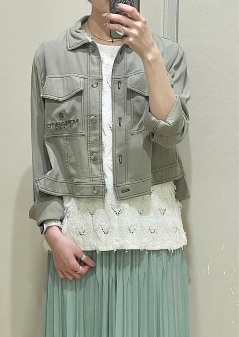 モラビトブラン　カタログ掲載品　綿100% ブラウスジャケット　サイズ40