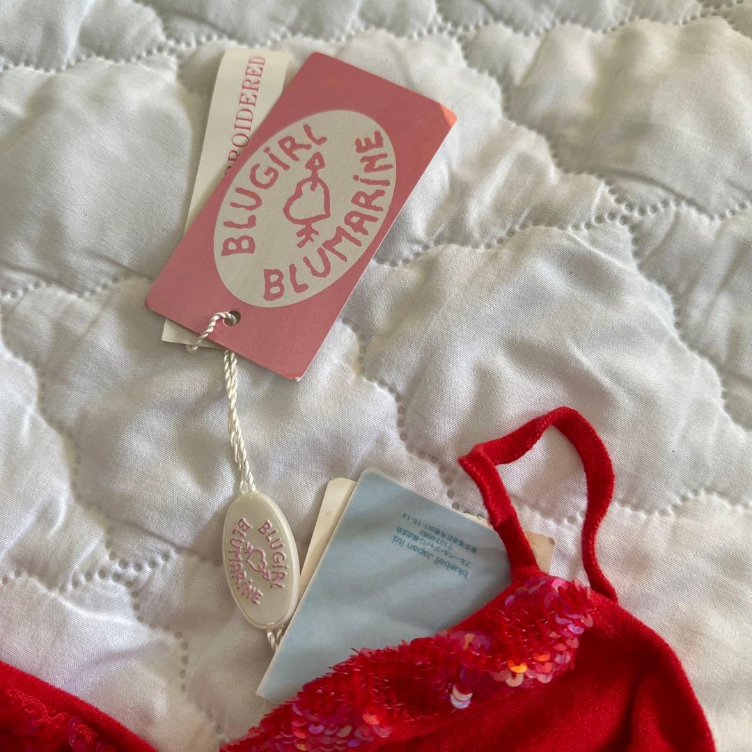 ブルーガール　トップス　タンクトップ赤