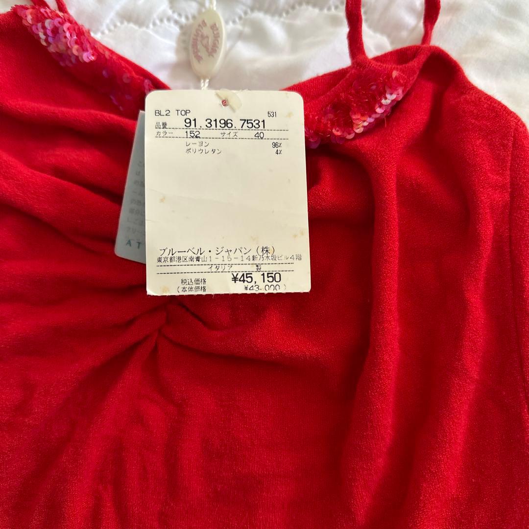 ブルーガール　トップス　タンクトップ赤