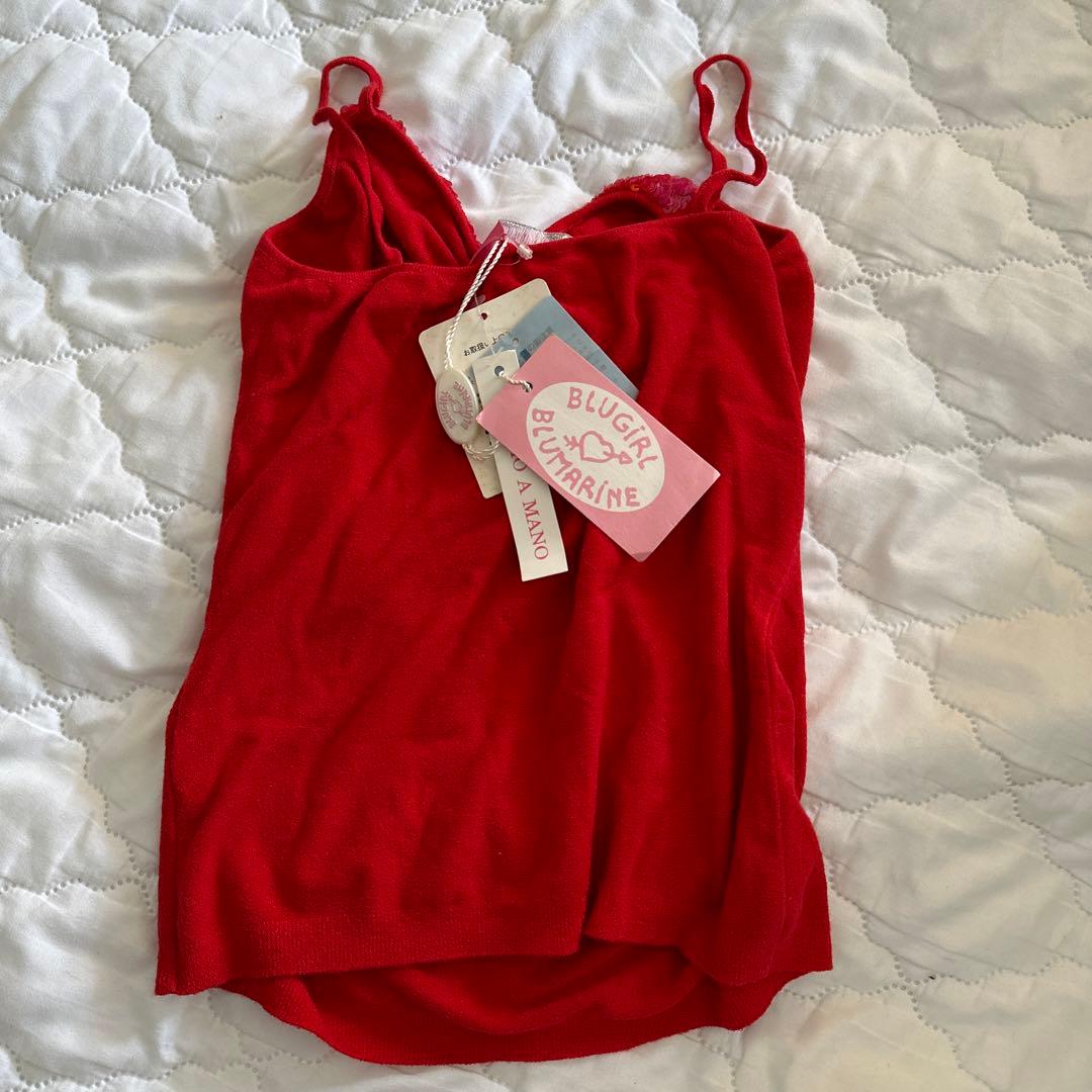 ブルーガール　トップス　タンクトップ赤