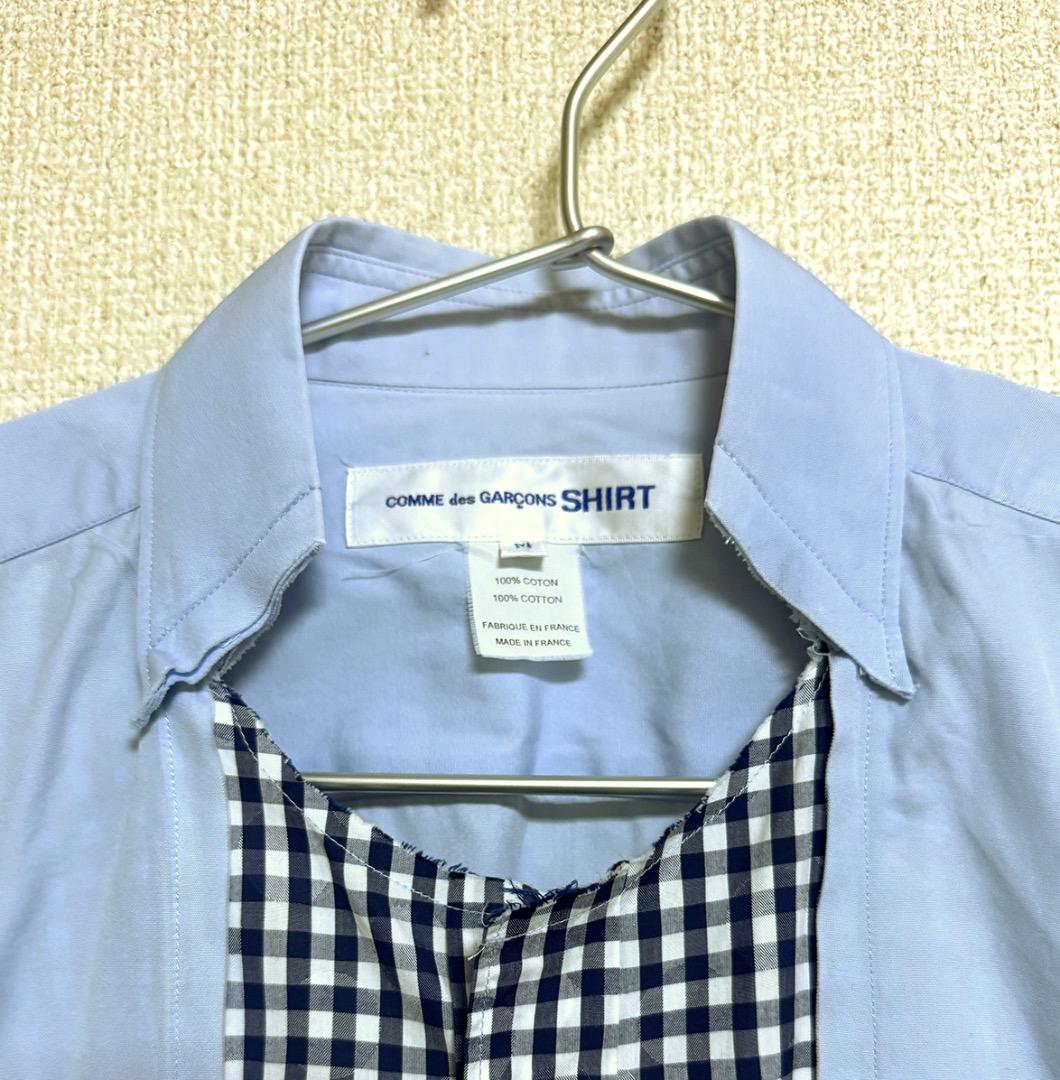 COMME des GARCONS SHIRT コムデギャルソン切り替えシャツ