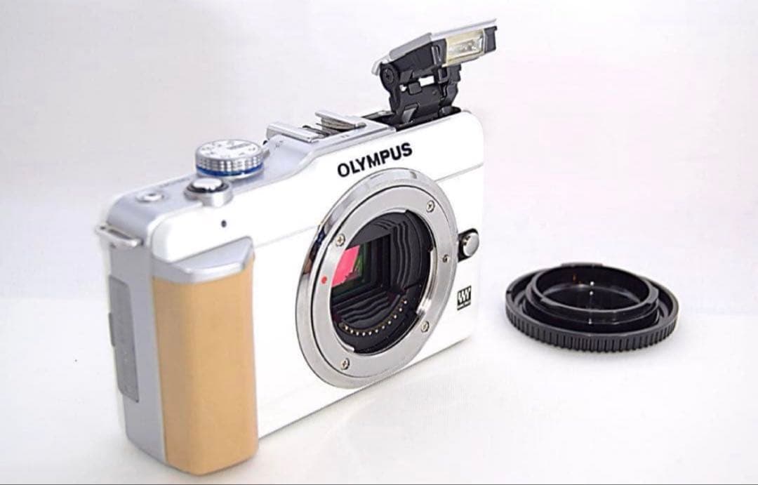 ✨美品✨❤️スマホ転送❤️オリンパス E−PL1 可愛いミラーレスカメラ❤