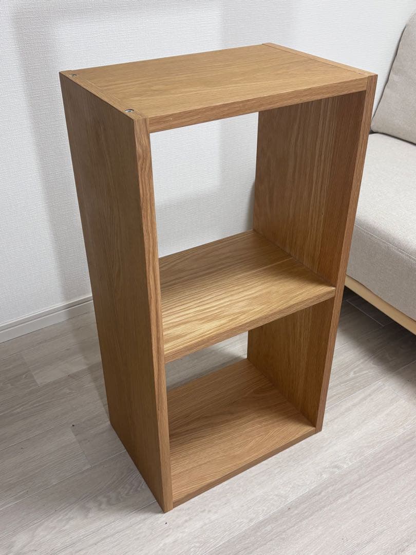 無印良品　スタッキングシェルフ①