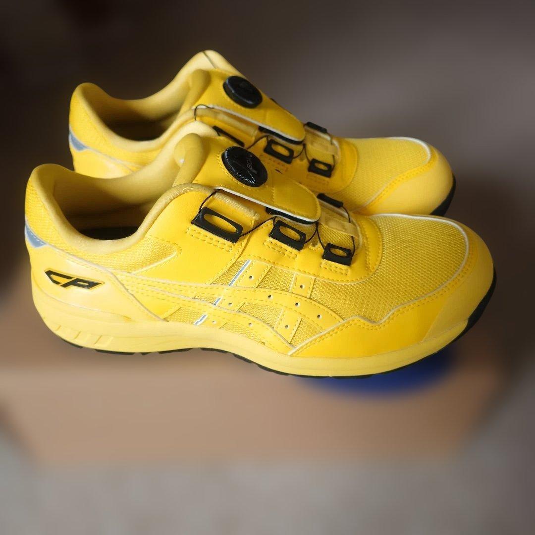 新品 限定 アシックス 安全靴 ウィンジョブ CP209 BOA イエロー