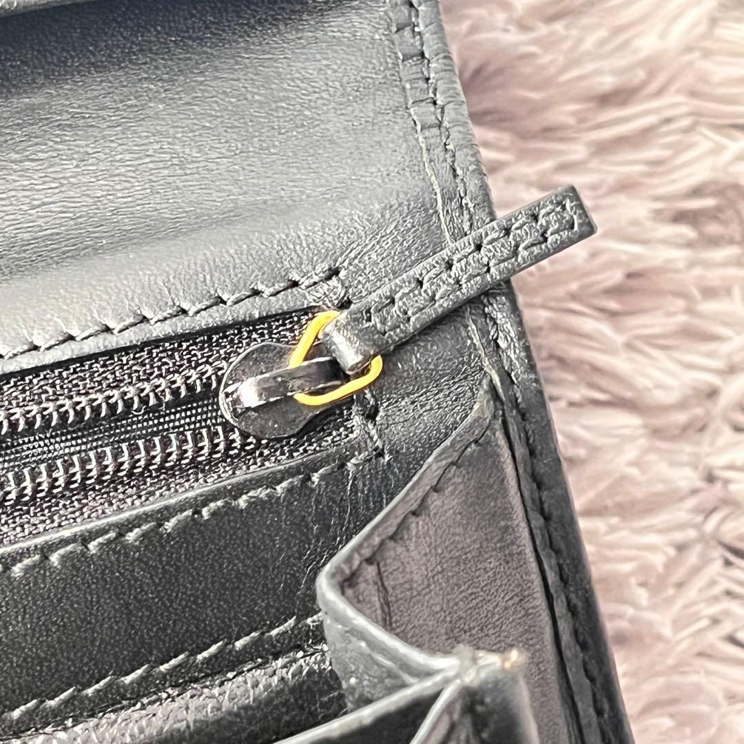 良品✨レア　GUCCI 長財布　スタッズ　GGキャンバス ブラック　メンズ