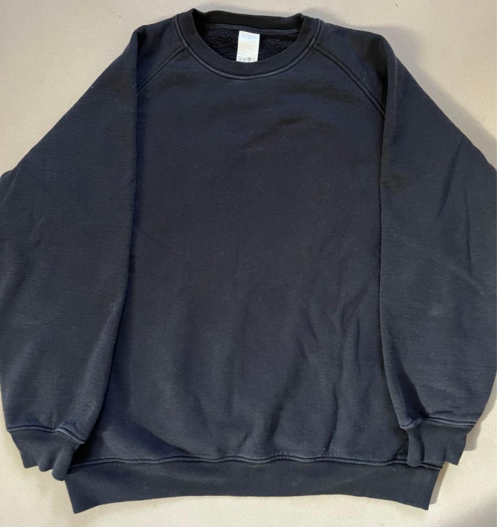 COMOLI 23SS コットン吊裏毛クルーネック fade black 3